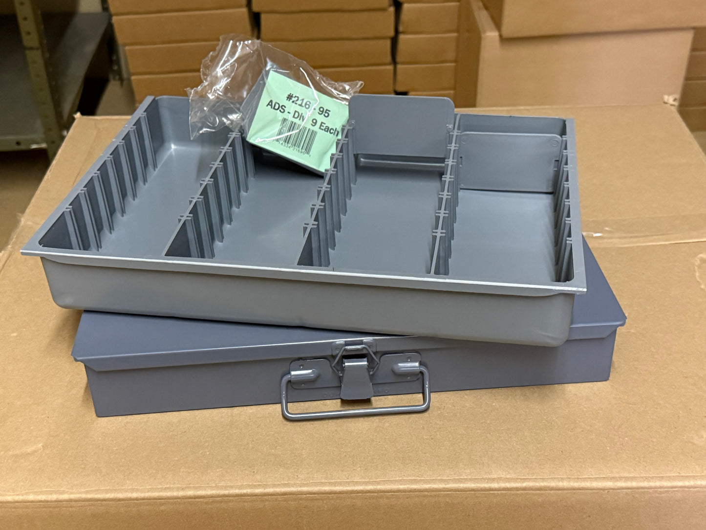 Metal Drawer w/dividers (Small)